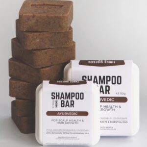 Ayurvedic Shampoo Bar for Complete Scalp Care & Hair Growth. With Tamanu Oil & Yucca Extract