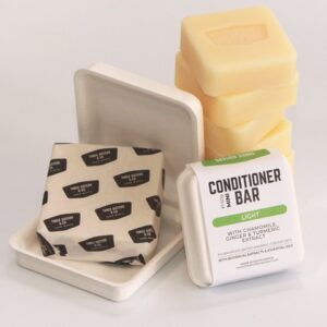 Light Conditioner Bar with Argan Oil, Ginger, & Turmeric Extract