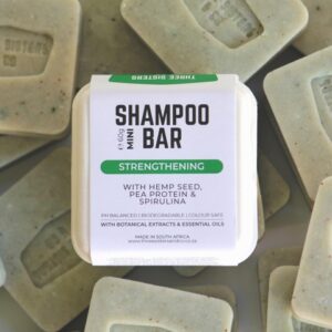 Strengthening Shampoo Bar with Pea Protein, Spirulina & Hemp Seed