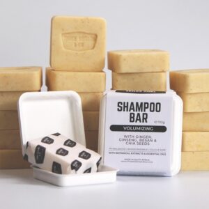 Volumising Shampoo Bar with Ginger & Ginseng for Fine Hair