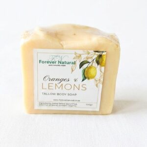 Tallow soap Orange & lemon