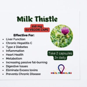 Milk thistle: 60 CAPS